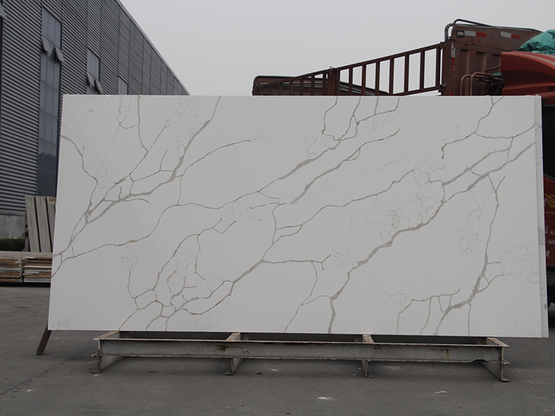 Loja de cuarzo calacatta blanca